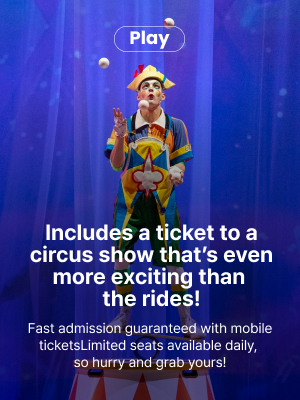 Everland 1-Day Pass + Circus Show Ticket (5:30pm Show)