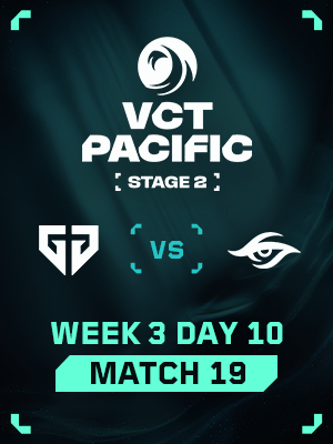 VCT Pacific Stage 2 (8.1) - M19 : GEN VS TS