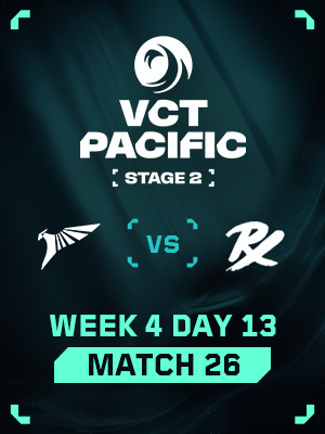 VCT Pacific Stage 2 (8.8) - M26 : TLN VS PRX